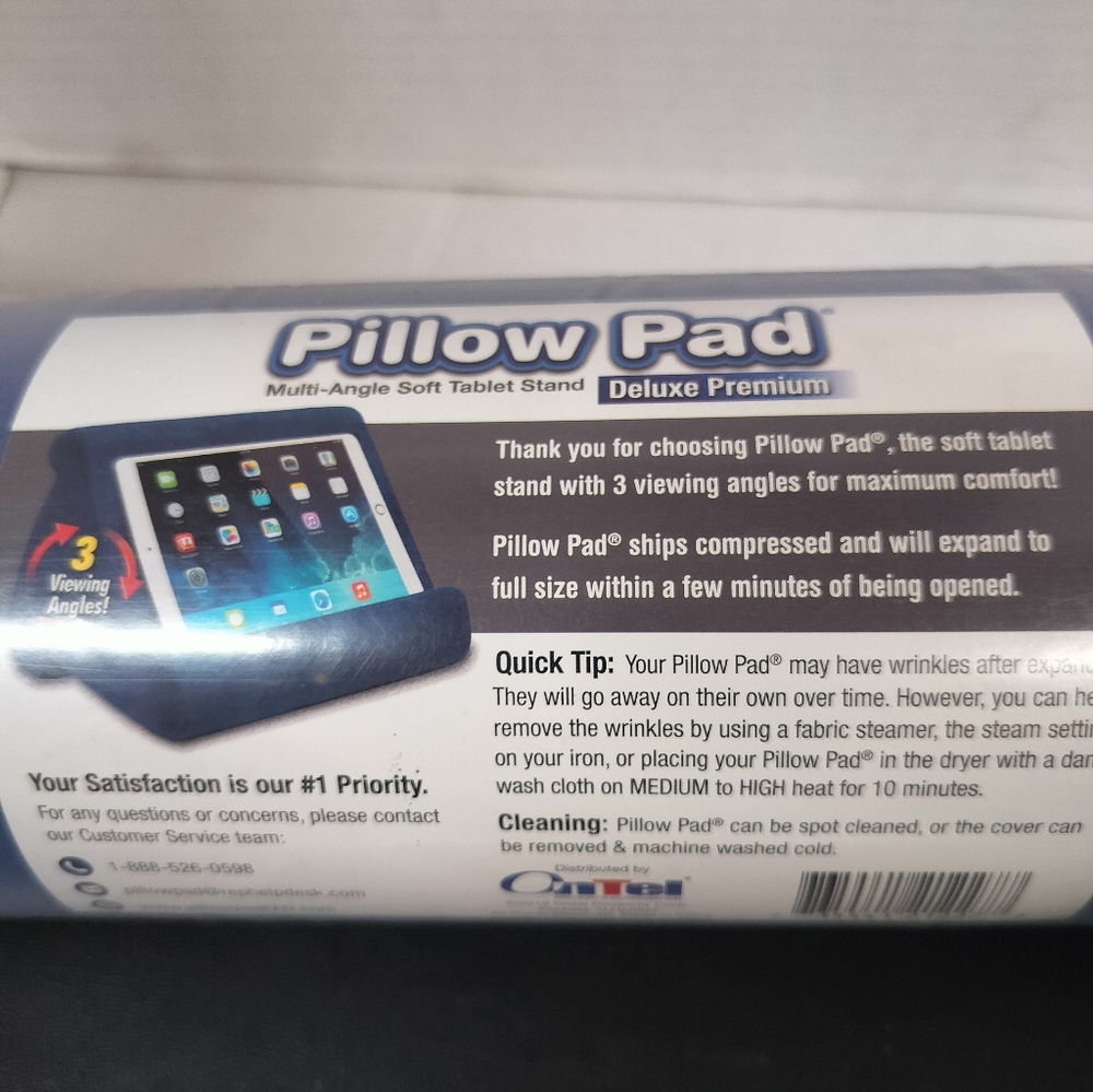 Deluxe Premium Multi-Angle Soft Tablet Stand - Blue
